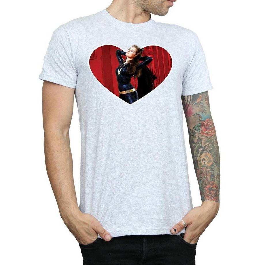 DC COMICS T-Shirt Stampa Cuore Catwoman  