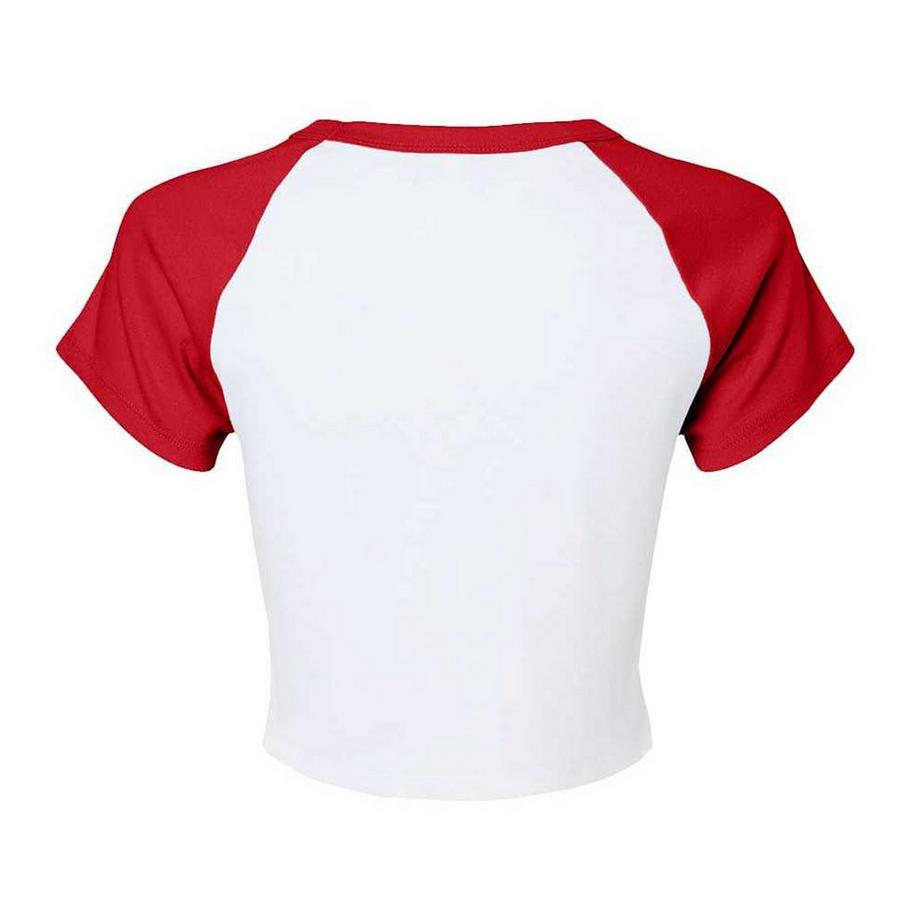 Bella + Canvas Maglietta Raglan Microfibra  