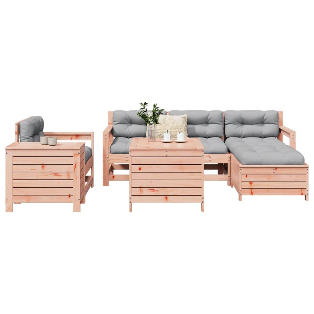 VidaXL set divano da giardino Legno di douglas  