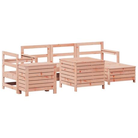 VidaXL set divano da giardino Legno di douglas  