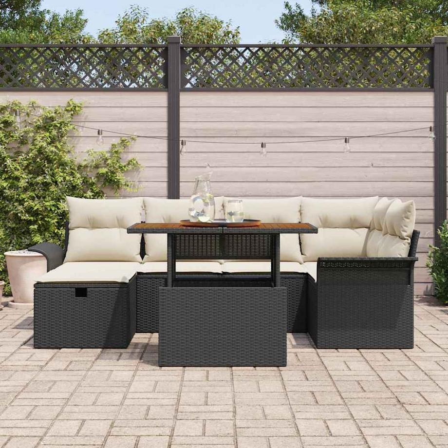 VidaXL Gartensofa poly-rattan  