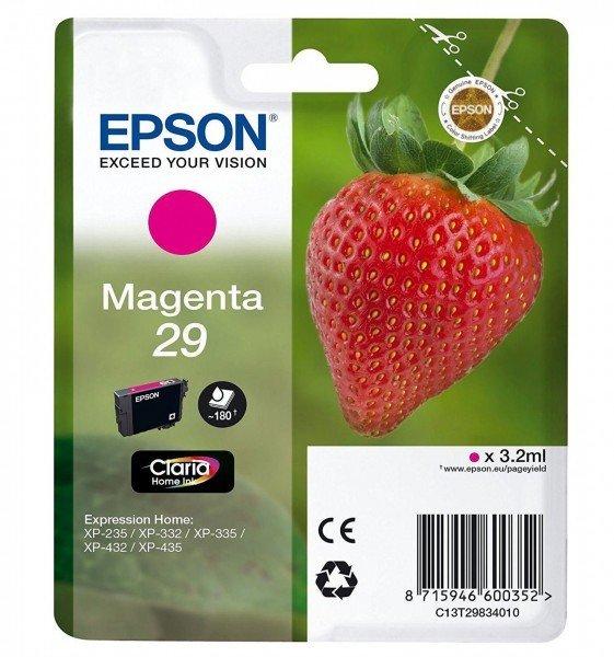 EPSON  Strawberry Cartouche "Fraise" 29 - Encre Claria Home M 
