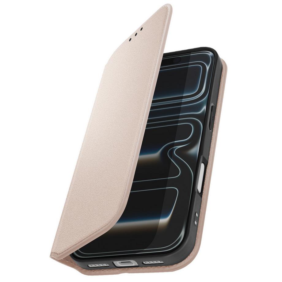Custodia a libro per iPhone 17 Pro Max con portacarte e funzione supporto