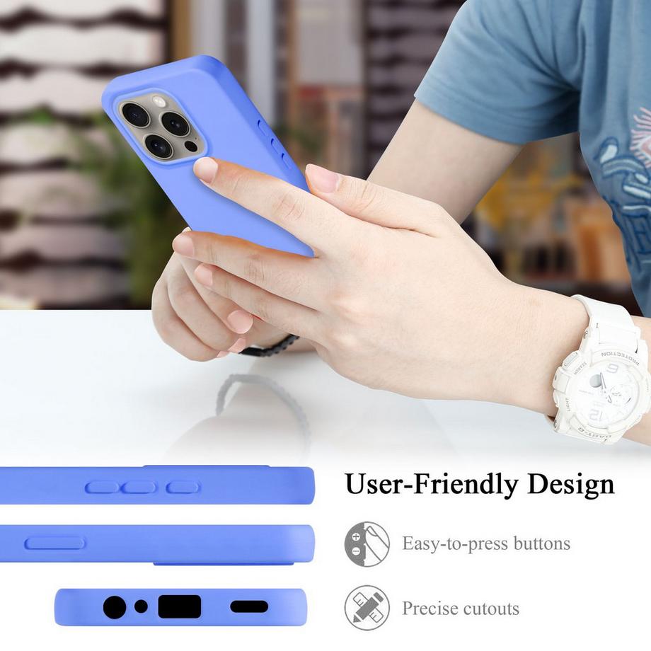 Cadorabo  iPhone 16 PRO MAX Hülle im Liquid Case Design 