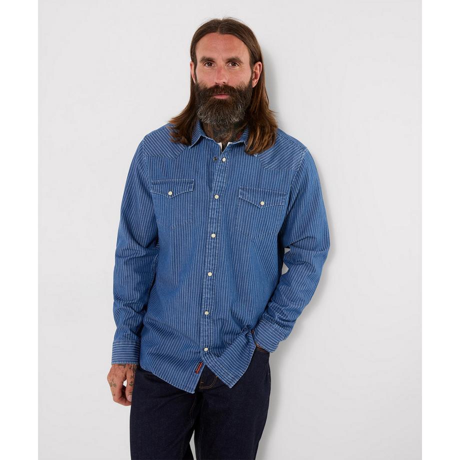 Jeanshemd mit Streifen Yardline