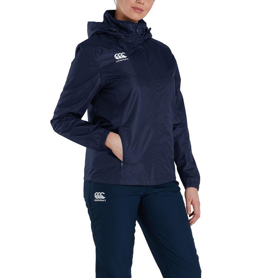 Canterbury Wasserdichte Club Jacke mit Durchgehendem Reißverschluss  
