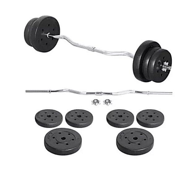 SwissGym  Ensemble d'haltères Supergrip 2en1 SZ Curl 25 kg SZ Curl 