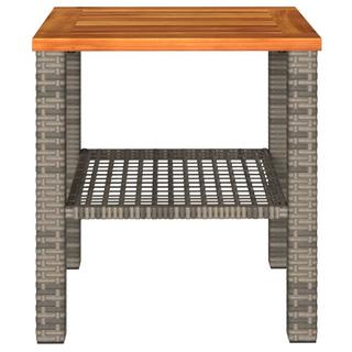 VidaXL Table de jardin rotin synthétique  