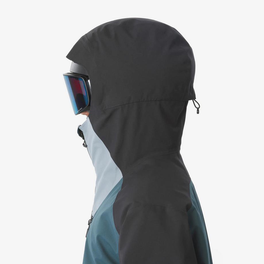 WEDZE  Veste de ski et snowboard chaude et respirante All Mountain homme, AM 500 vert 