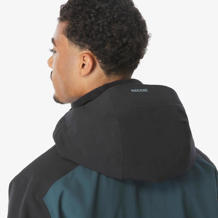 WEDZE  Veste de ski et snowboard chaude et respirante All Mountain homme, AM 500 vert 