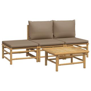 VidaXL Garten lounge set bambus  