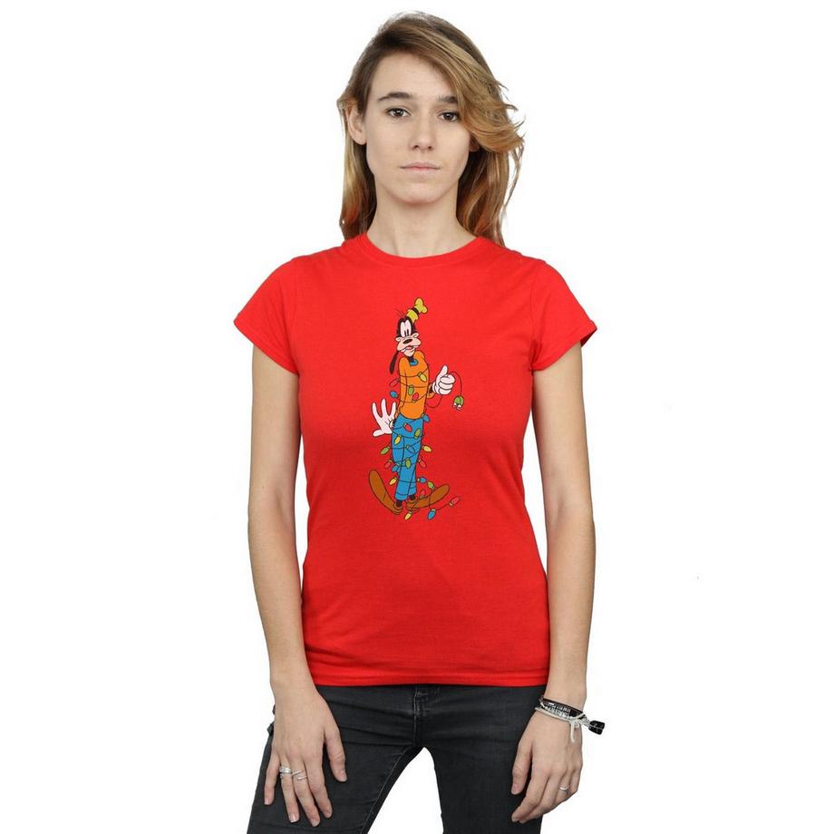 Disney Goofy Christmas Lights T-Shirt  