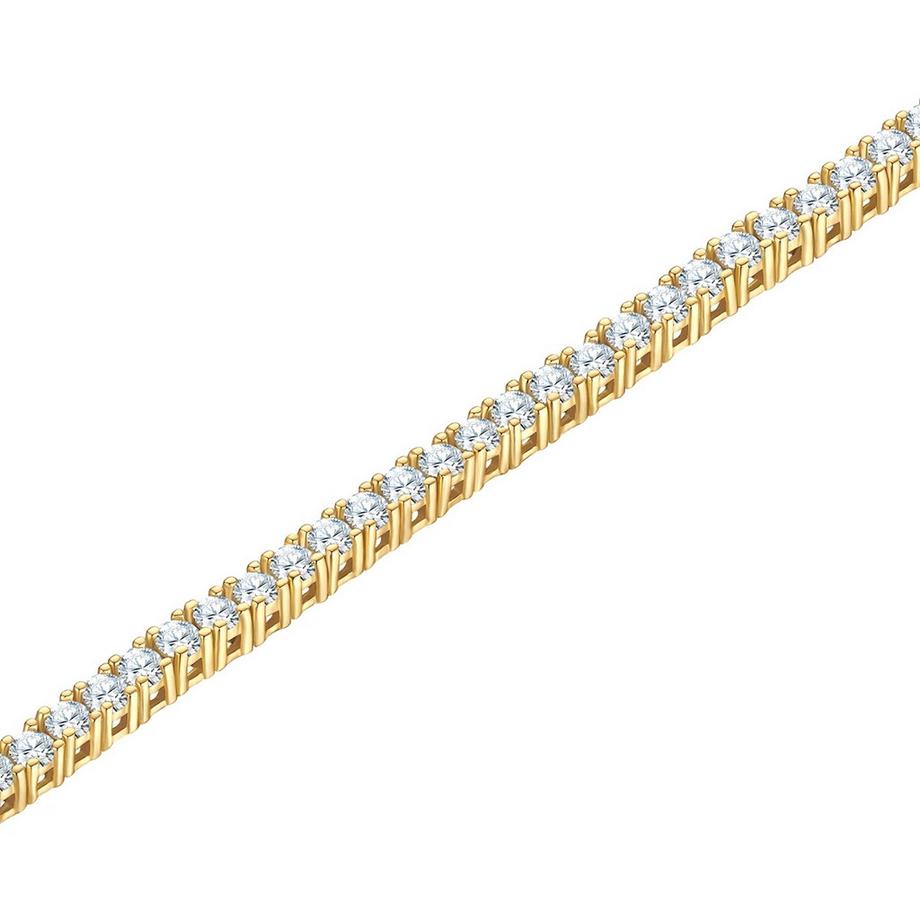 Rafaela Donata  Armband Sterling Silber gelbgold Zirkonia weiß 