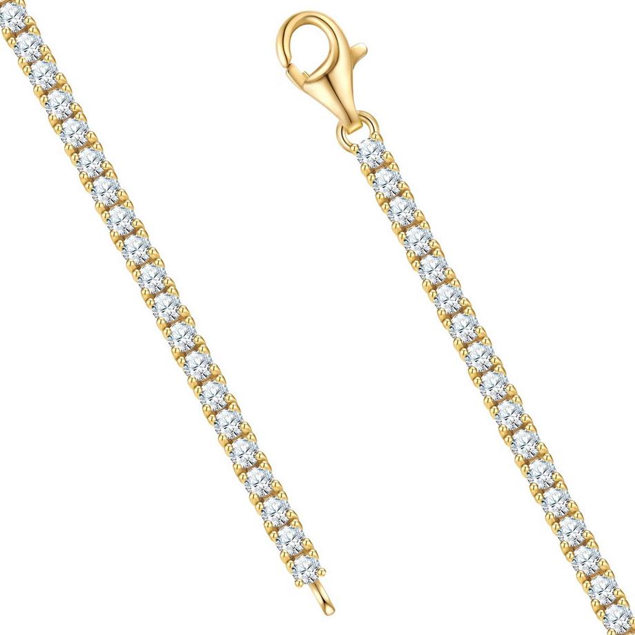 Rafaela Donata  Armband Sterling Silber gelbgold Zirkonia weiß 