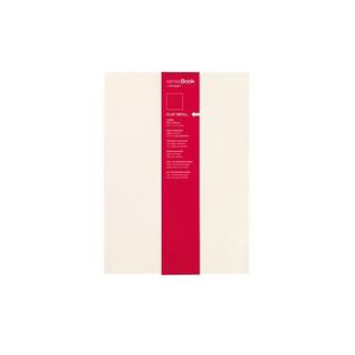 TRANSOTYPE TRANSOTYPE senseBook FLAP REFILL A4 75510402 kariert, L, 135 Seiten beige  