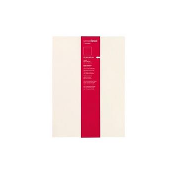 TRANSOTYPE senseBook FLAP REFILL A4 75510402 kariert, L, 135 Seiten beige