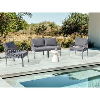 Beliani Set lounge pour jardin en Polypropylène Moderne ERICHE  