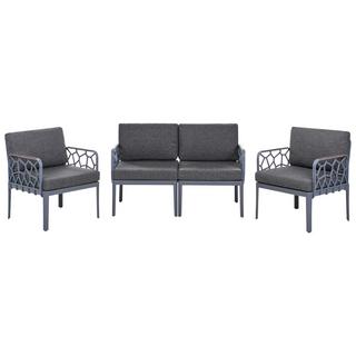 Beliani Set lounge pour jardin en Polypropylène Moderne ERICHE  