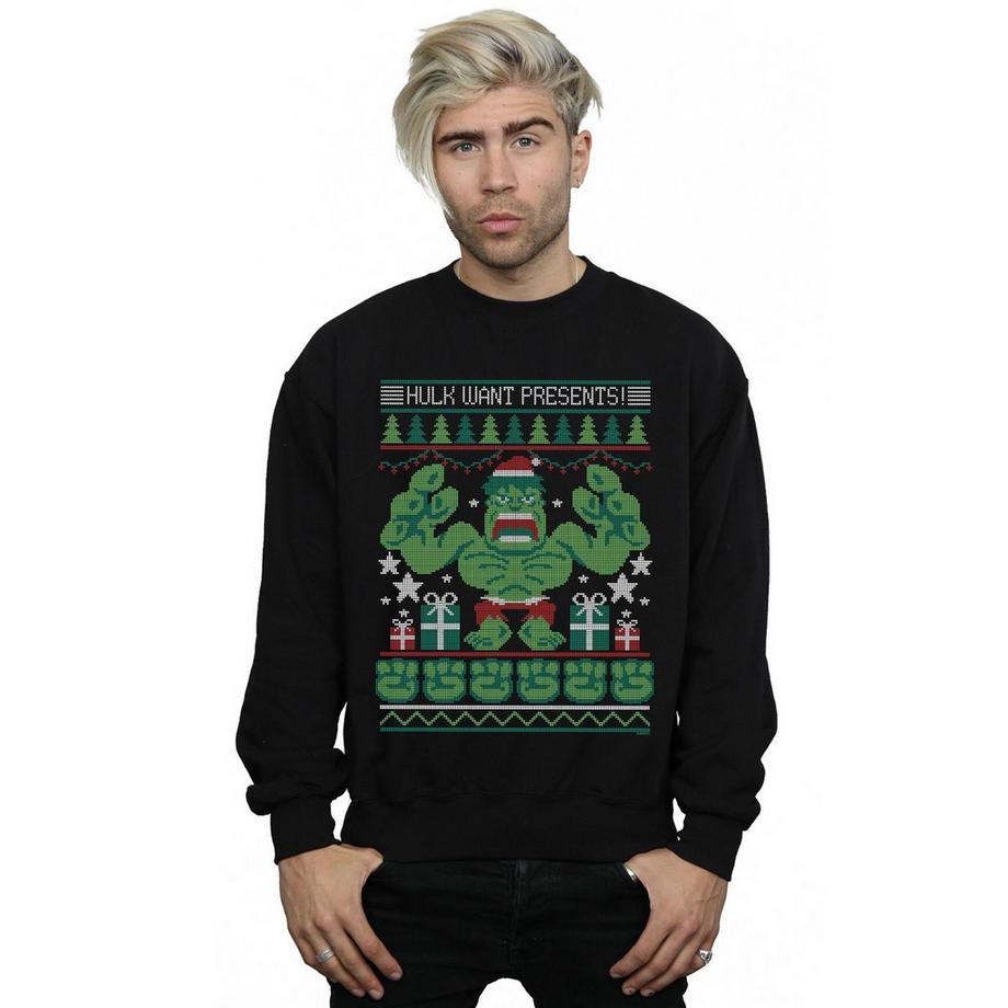 MARVEL Hulk Want Presents Sweatshirt  