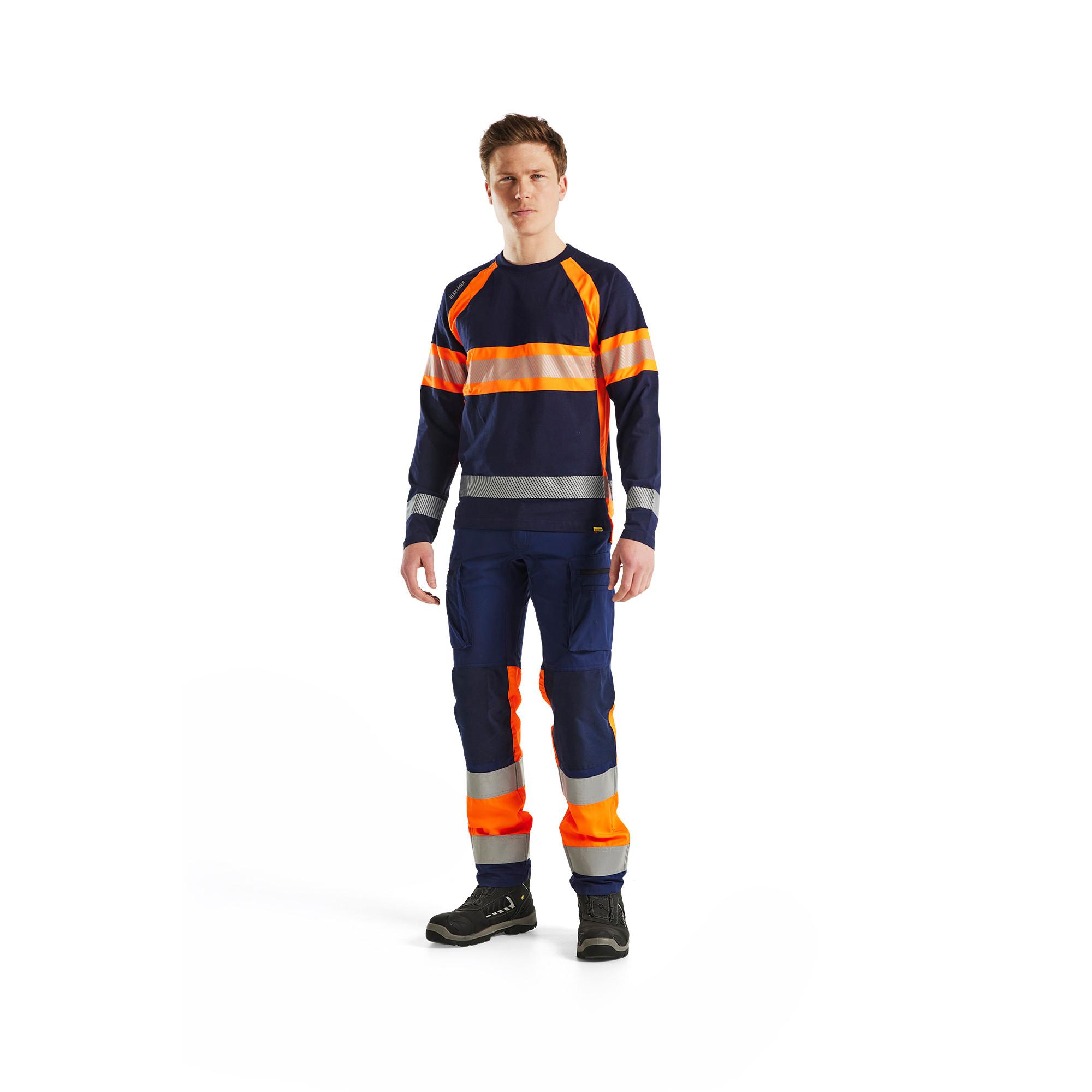 Blaklader Langarm High Visibility T-Shirt  