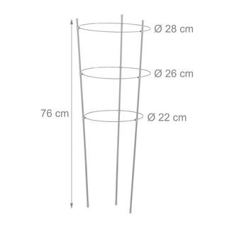 B2X Grauer Creeper 76 cm 6er Set  