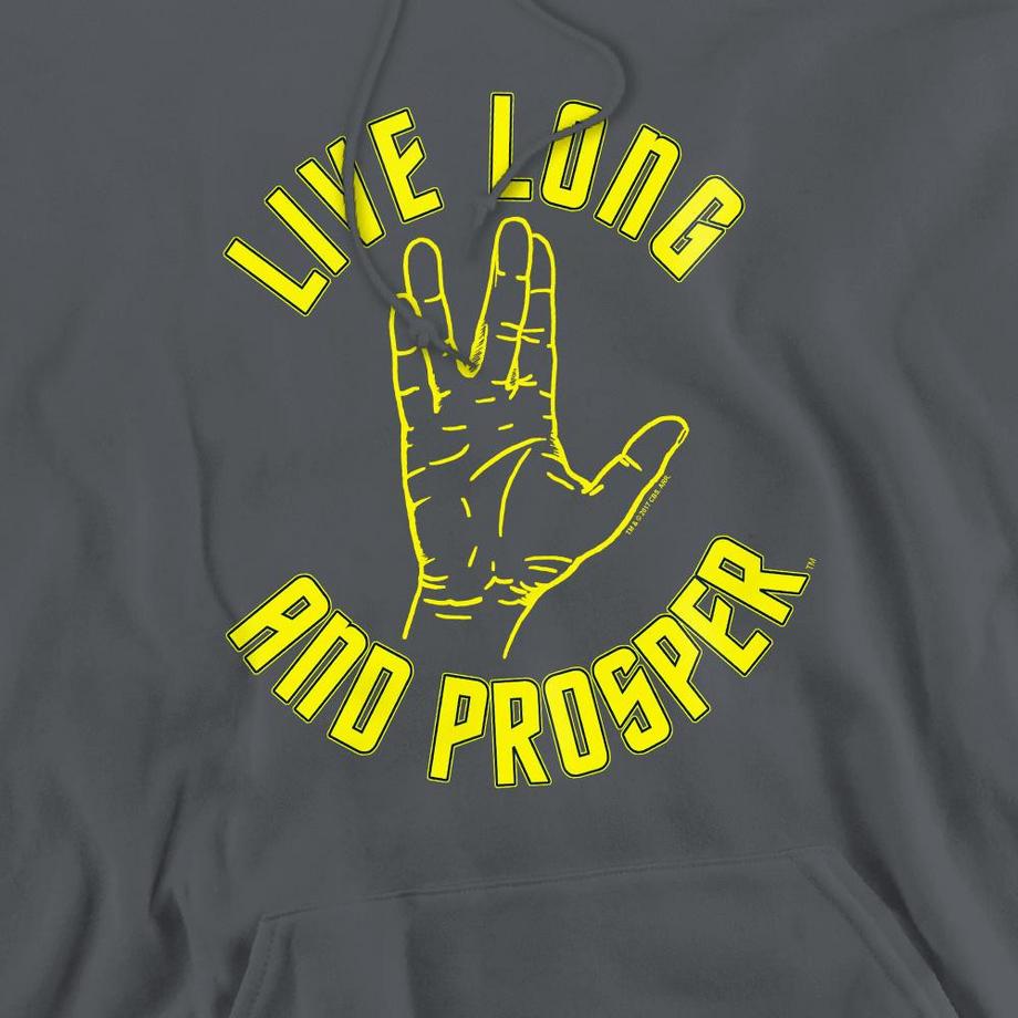 Star Trek Felpa con cappuccio Live Long  