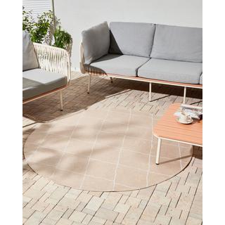 Beliani Outdoorteppich aus Polypropylen Modern GWALIOR  