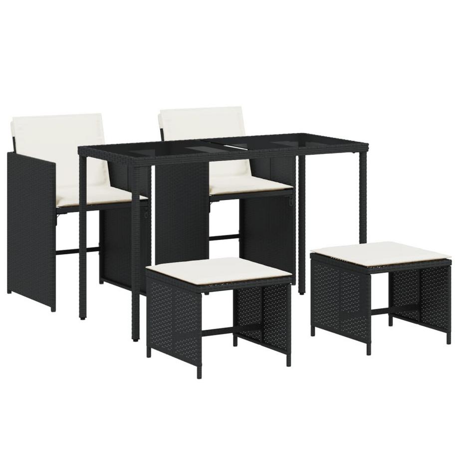 Garten essgruppe poly-rattan