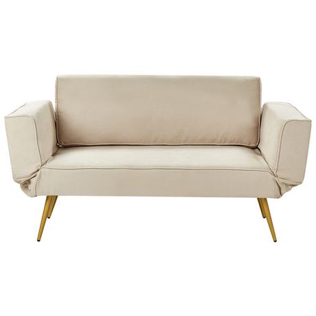 Beliani Schlafsofa aus Polyester Glamourös SAARELA  