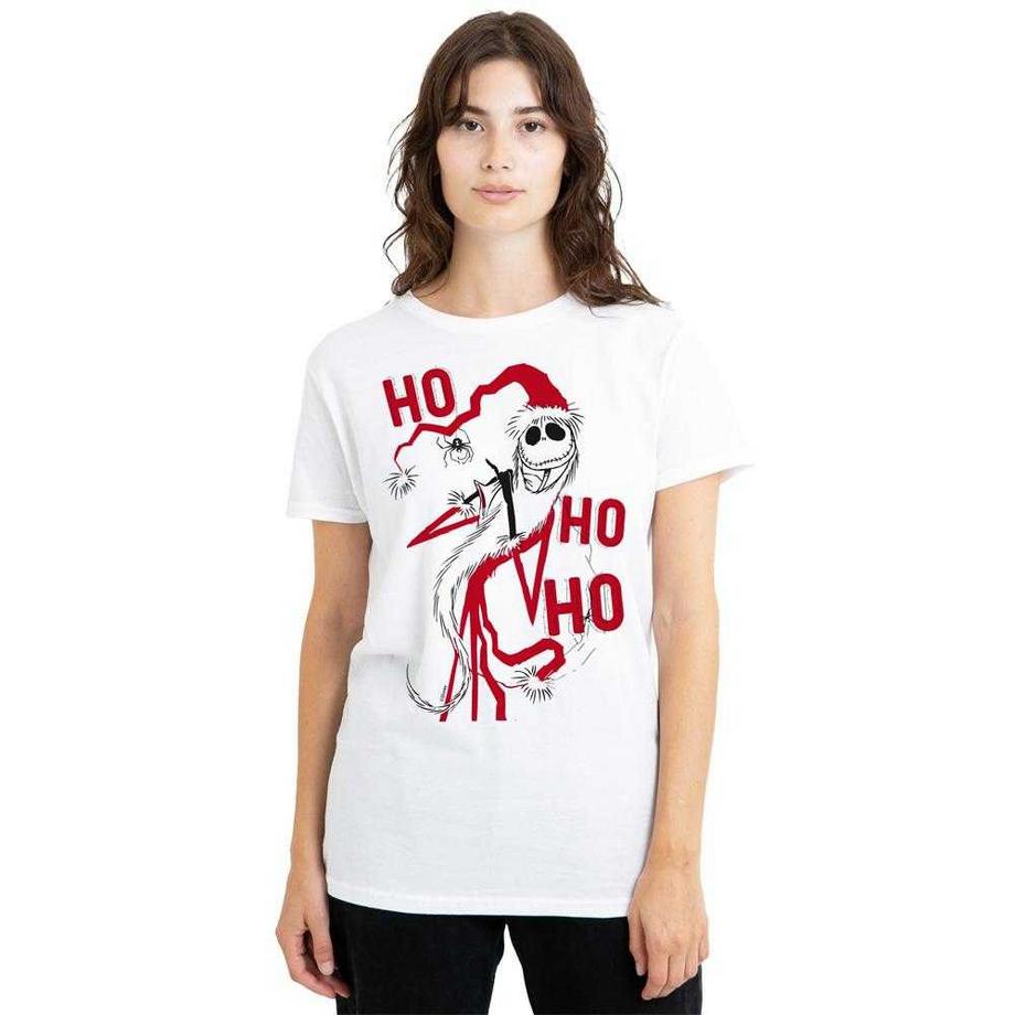 The Nightmare Before Christmas T-Shirt Graphique Jack Skellington Ho Ho Ho  