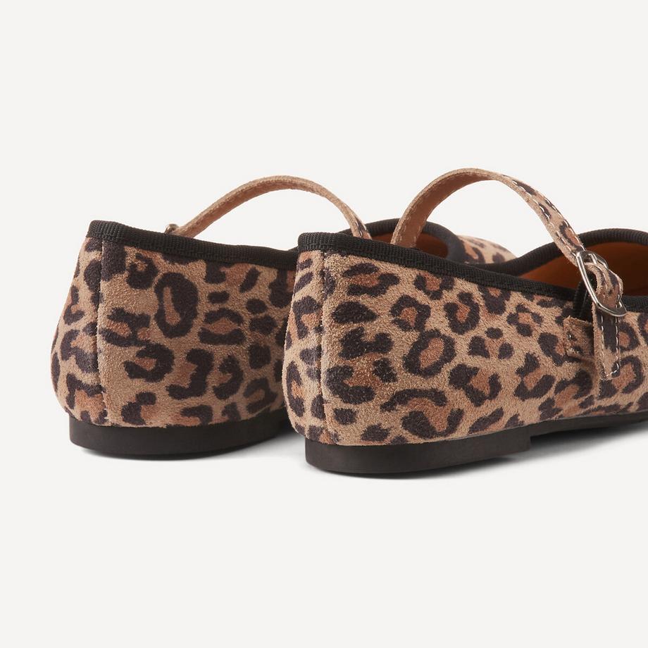 La Redoute Collections  Ballerinas mit Leopardenmuster 