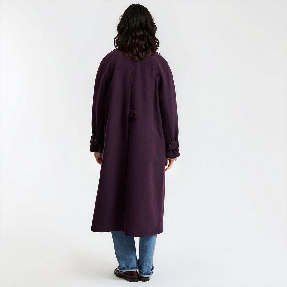 La Redoute Collections Manteau drap de laine mélangée  
