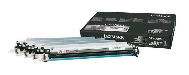 Lexmark  LEXMARK Photoconductor Unit 4-Pack C734X24G C734/C736/X734 20'000 Seiten 