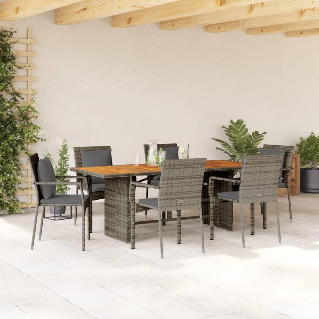 VidaXL Garten essgruppe poly-rattan  