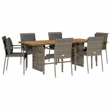 Garten essgruppe poly-rattan