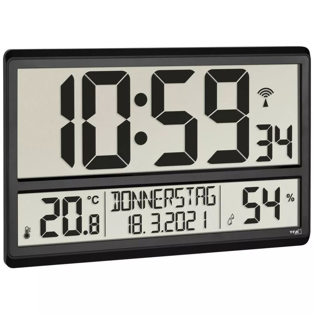 TFA Dostmann Funkwanduhr