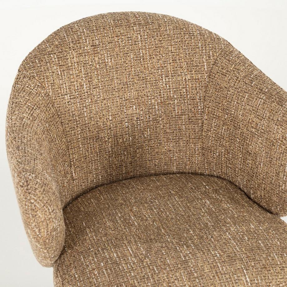 mutoni Armlehnstuhl Connor Metal Donna senf  