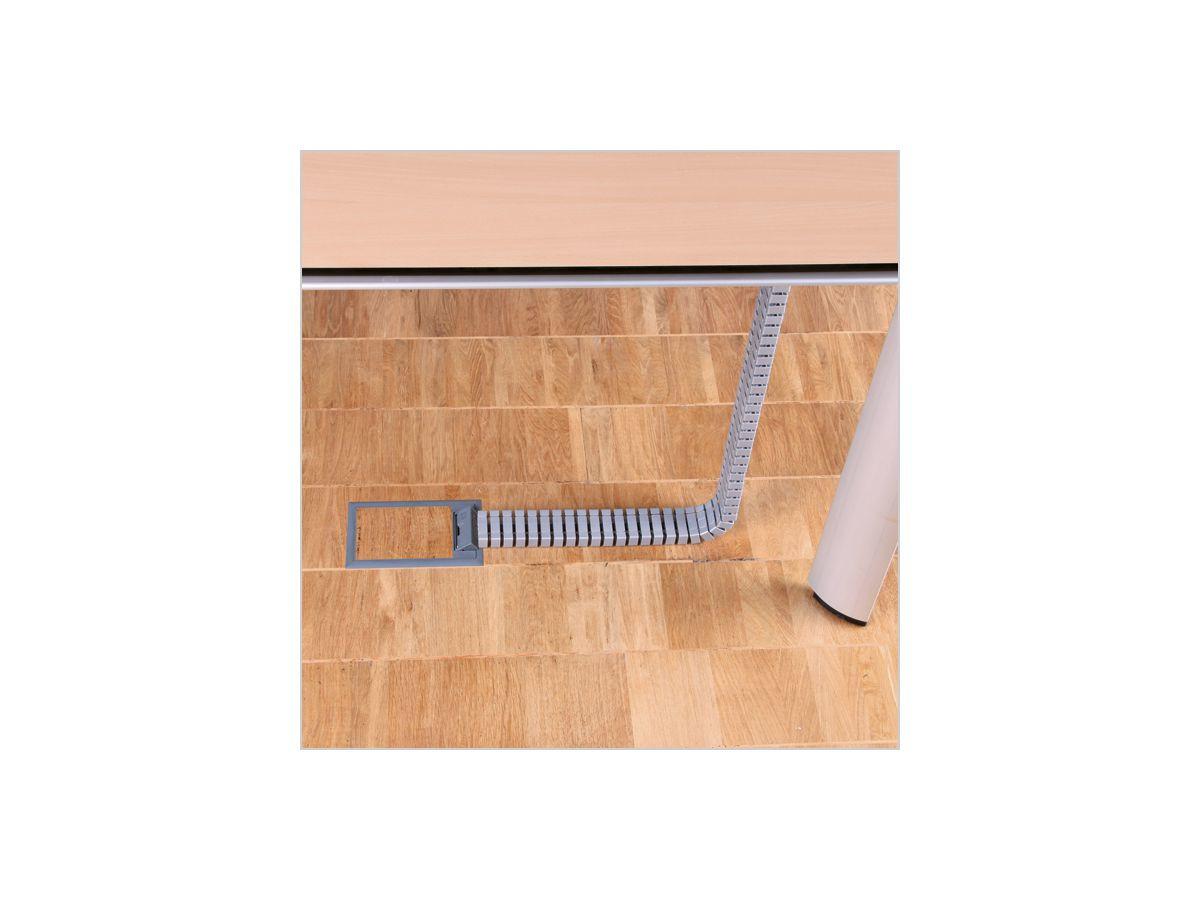 Max Hauri  FlexII Set1 Pavimento Tubo flessibile per cavo Nero 