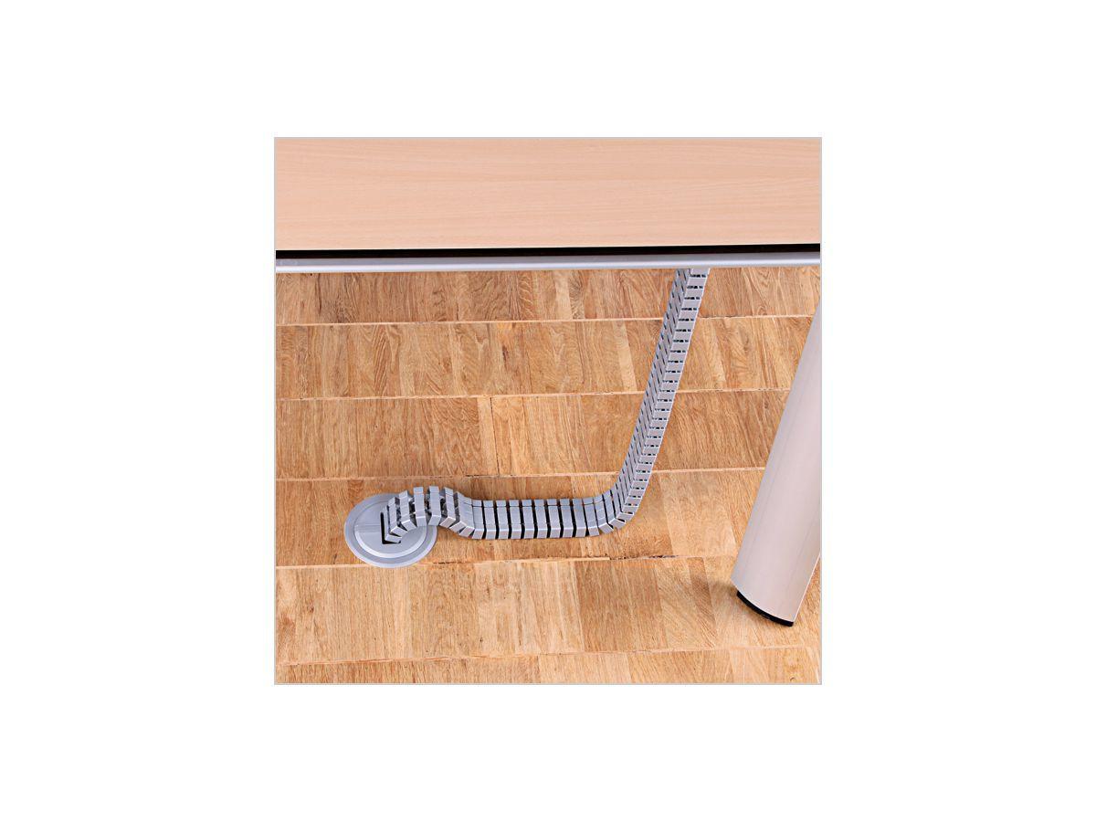 Max Hauri  FlexII Set1 Pavimento Tubo flessibile per cavo Nero 