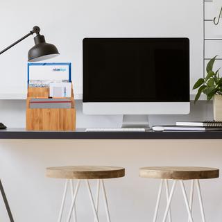 B2X Porte-documents en bambou  