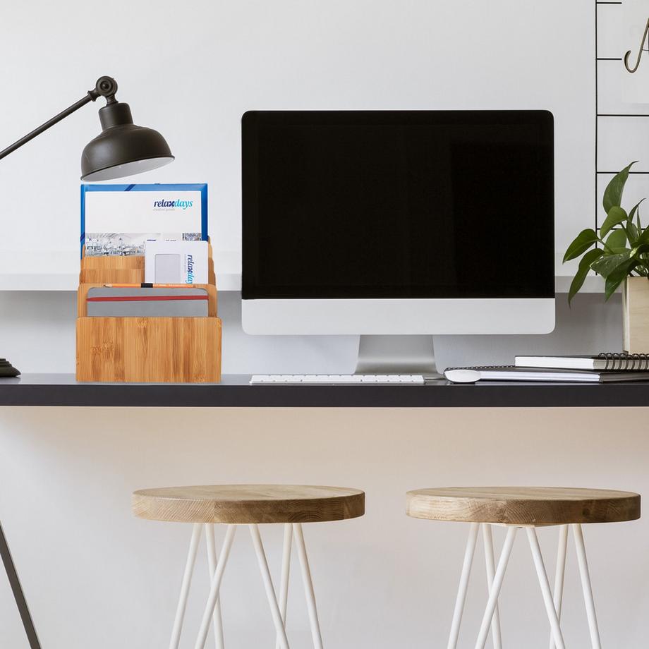 B2X Portadocumenti in bambù  