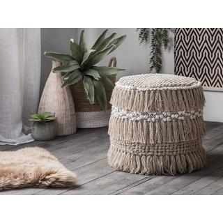 Beliani Pouf en Coton Boho NOIDA  