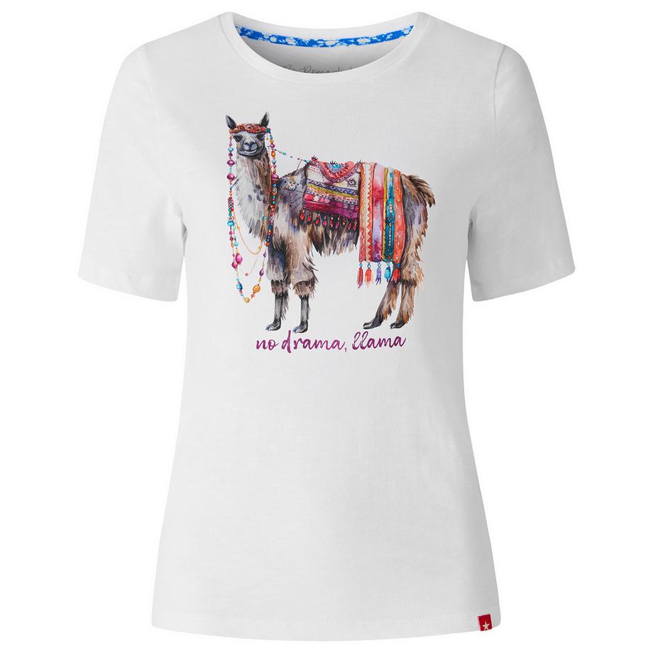 Joe Browns T-Shirt mit Lama-Motiv  