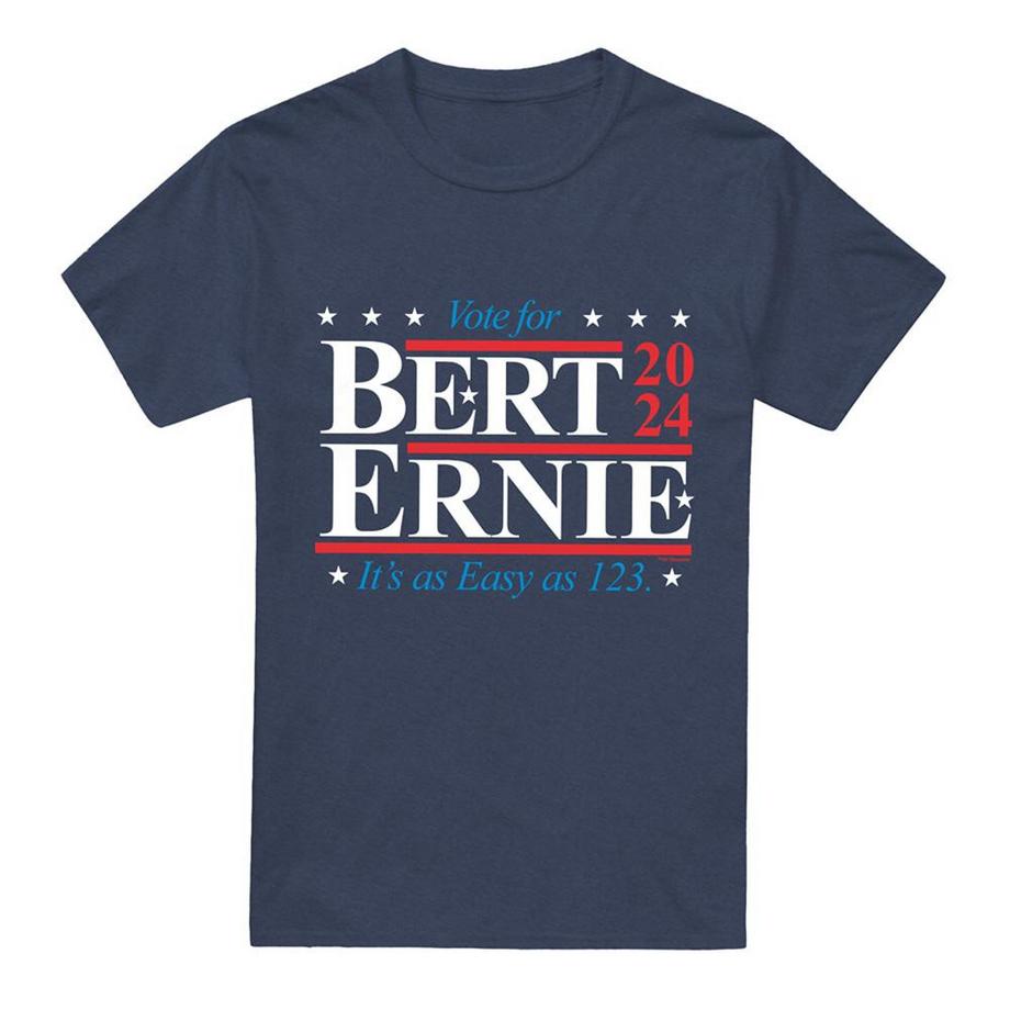 Bert Ernie For President 123 Vote T-Shirt, Meliert
