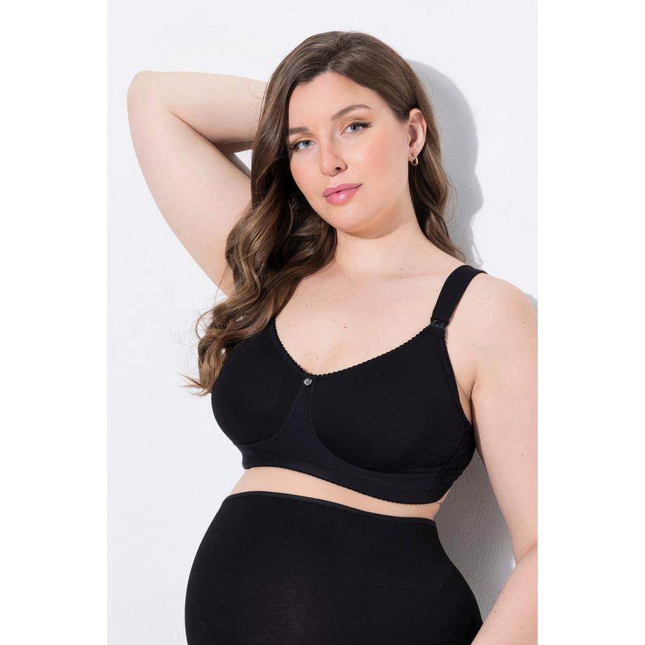 Ulla Popken Bellieva Reggiseno da allattamento Coppe preformate Clip sul davanti  