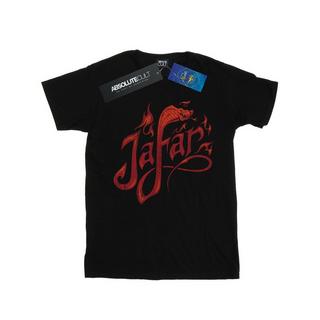 Disney  Aladdin Movie Jafar Flames Logo TShirt 