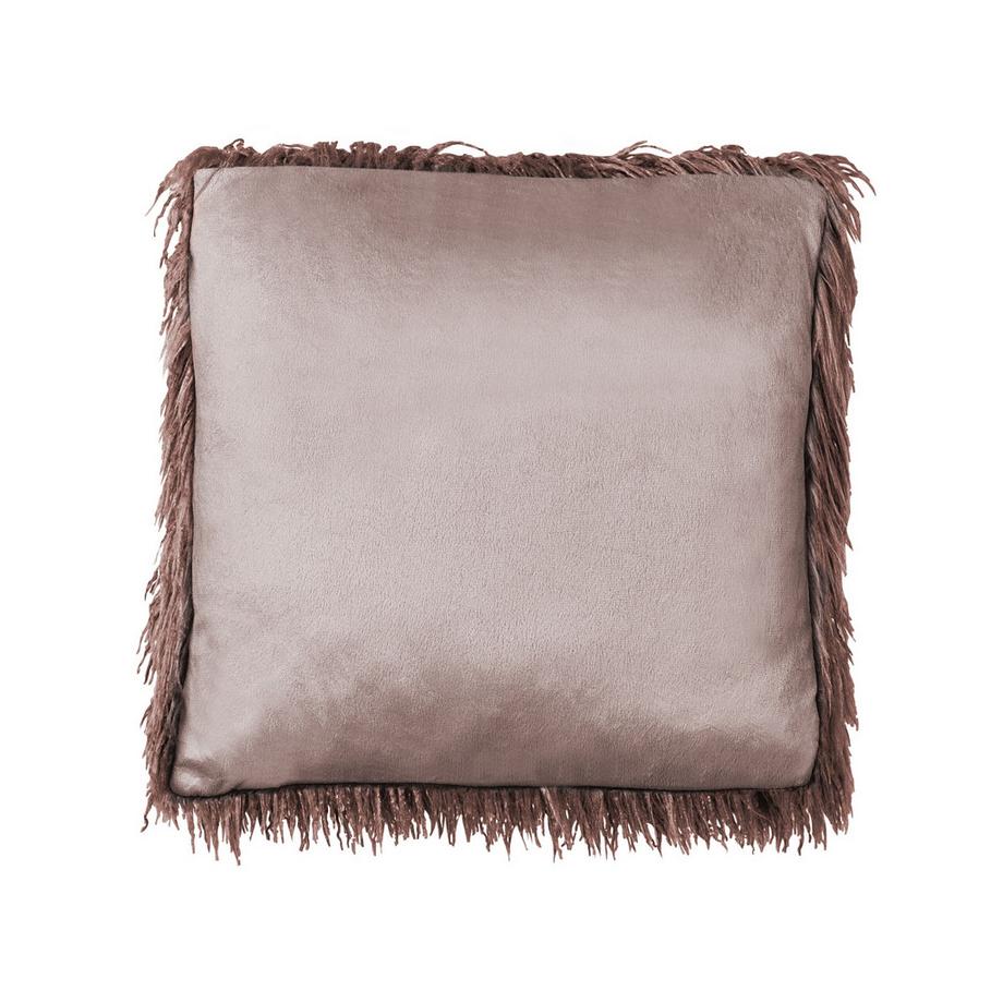 Beliani Dekokissen 2er Set aus Webpelz  COROKIA  