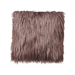 Beliani Dekokissen 2er Set aus Webpelz Retro COROKIA  