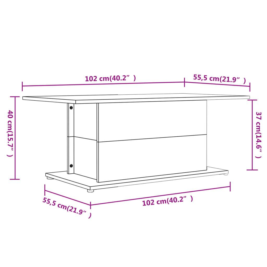 VidaXL Couchtisch holzwerkstoff  