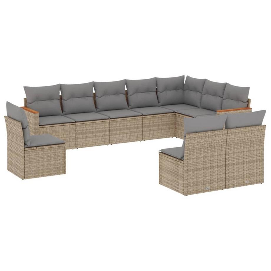 Garten sofagarnitur poly-rattan